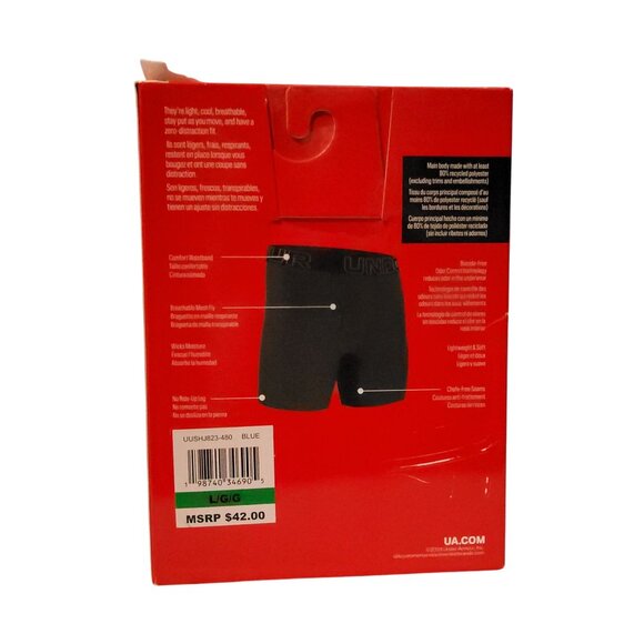 Under Armour Mens Performance Tech Boxerjock Underwear 3-Pack  Size L - Picture 2 of 5